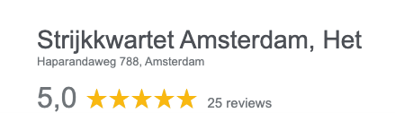google review 5 sterren Het Strijkkwartet